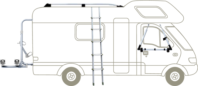 Fahrzeuganbauten Fahrradträger Dachgalerien Heckleiter Kederleiste Kantleiste Rangiergriff