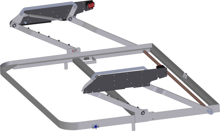 Hubbett Frontbett Alu-Line Wohnmobil